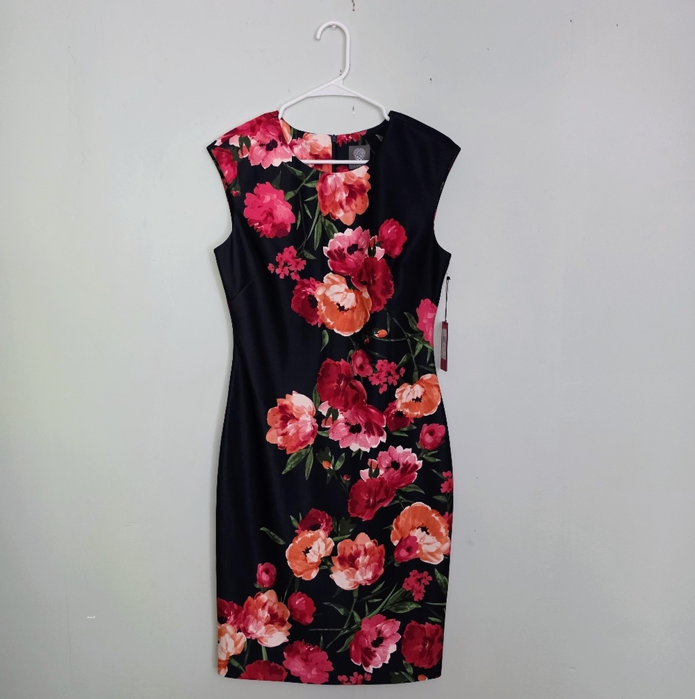 NWT Vince Camuto Floral Sheath Dress